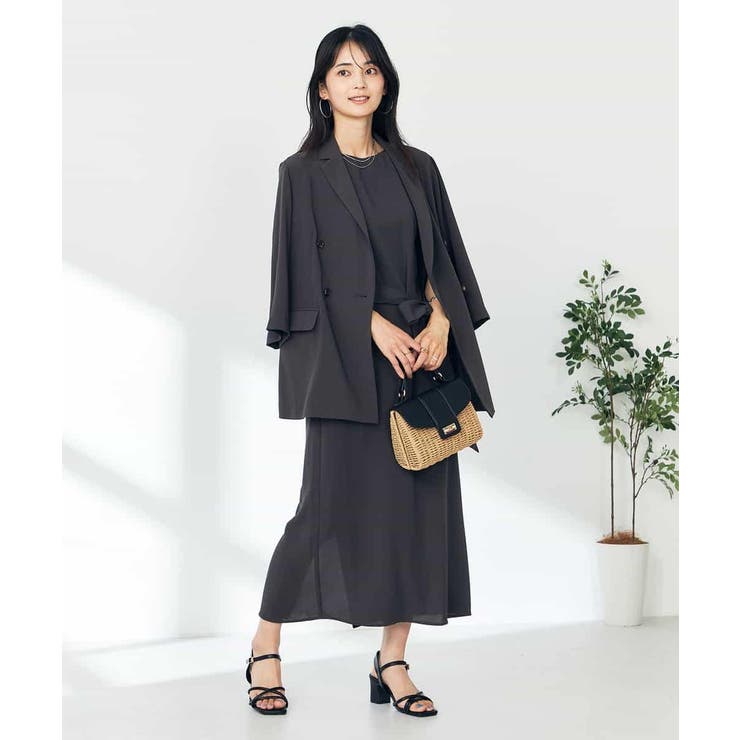 【接触冷感/洗える/イージーケア】バックヨークノースリーブワンピース | a.v.v【WOMEN】 | 詳細画像6 