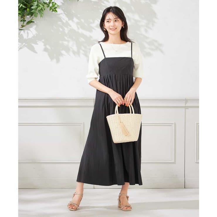 【接触冷感/洗える】タックフレアキャミワンピース | a.v.v【WOMEN】 | 詳細画像8 