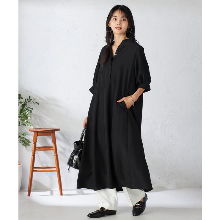 【接触冷感/洗える】カフタンワンピース | a.v.v【WOMEN】 | 詳細画像7 