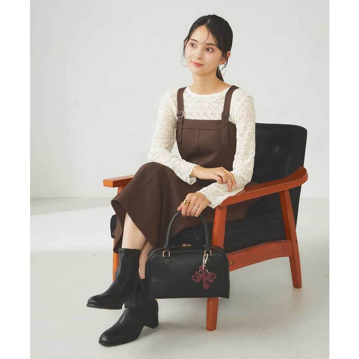 【洗える】Iラインサスペンダー付きジャンスカ | a.v.v【WOMEN】 | 詳細画像11