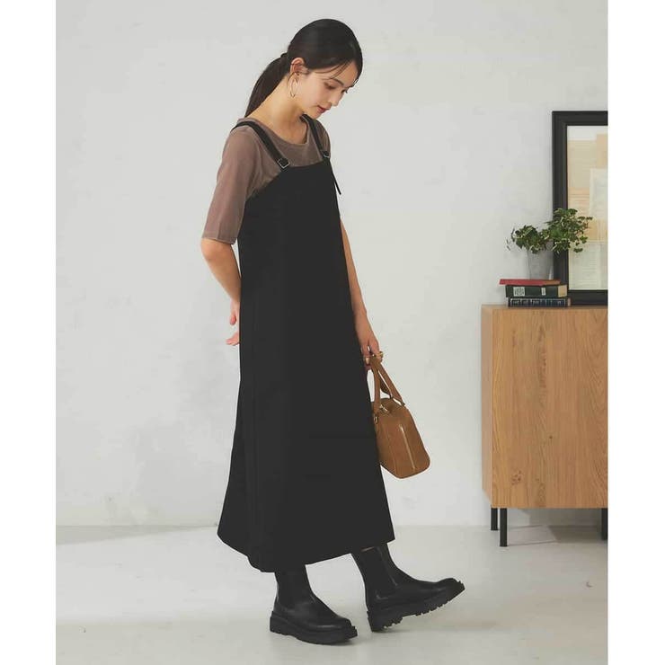 【洗える】Iラインサスペンダー付きジャンスカ | a.v.v【WOMEN】 | 詳細画像16