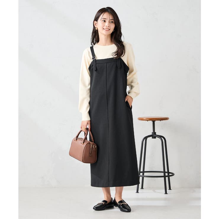 【洗える】Iラインサスペンダー付きジャンスカ | a.v.v【WOMEN】 | 詳細画像20