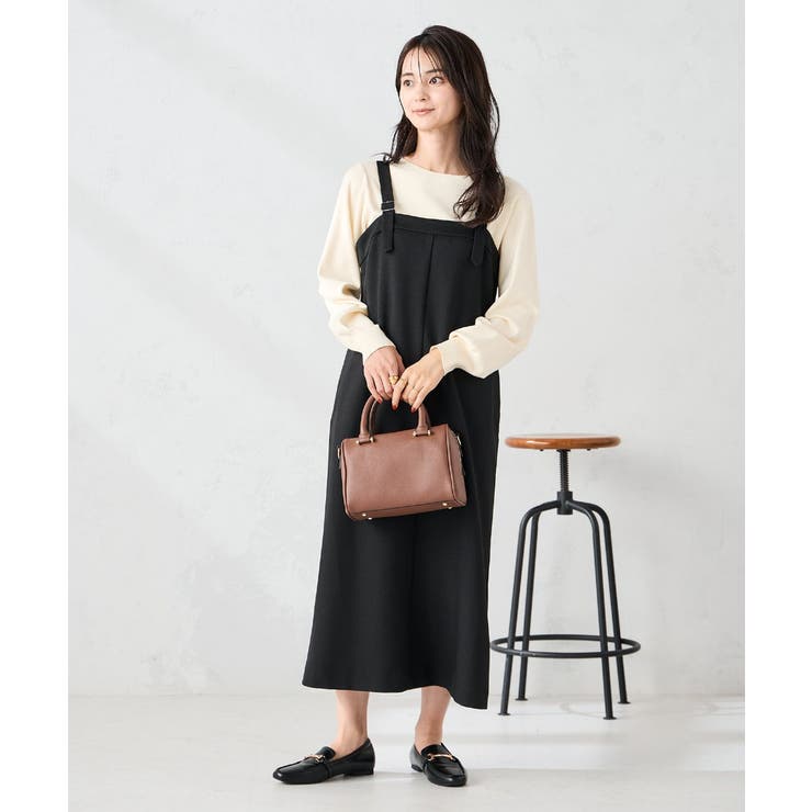 【洗える】Iラインサスペンダー付きジャンスカ | a.v.v【WOMEN】 | 詳細画像21