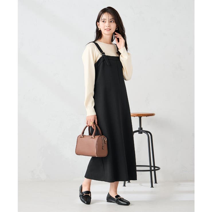 【洗える】Iラインサスペンダー付きジャンスカ | a.v.v【WOMEN】 | 詳細画像22