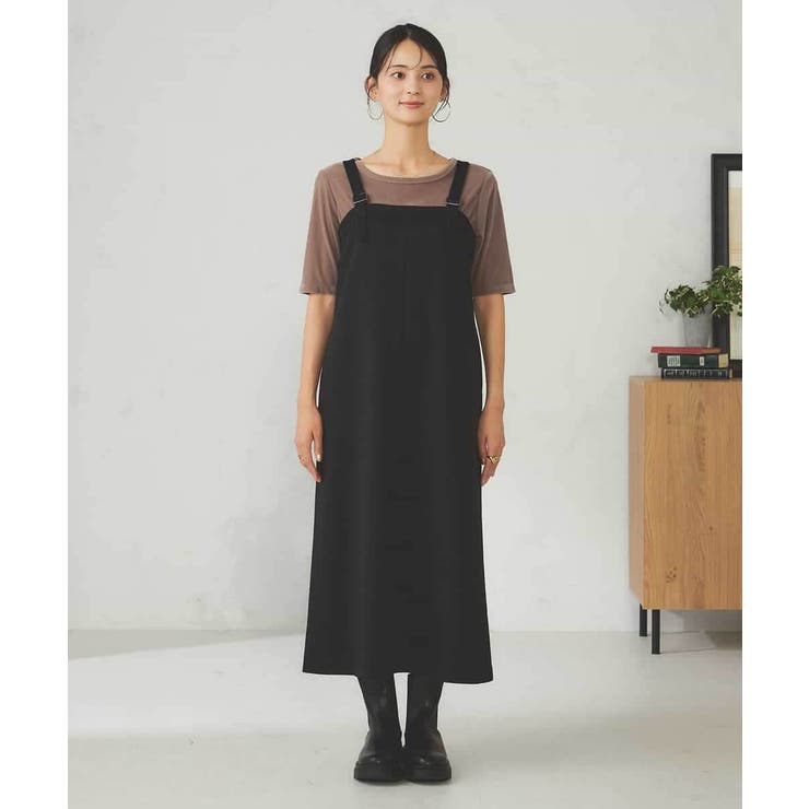 【洗える】Iラインサスペンダー付きジャンスカ | a.v.v【WOMEN】 | 詳細画像23