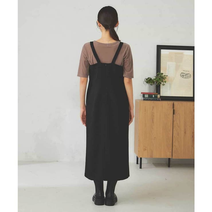 【洗える】Iラインサスペンダー付きジャンスカ | a.v.v【WOMEN】 | 詳細画像25