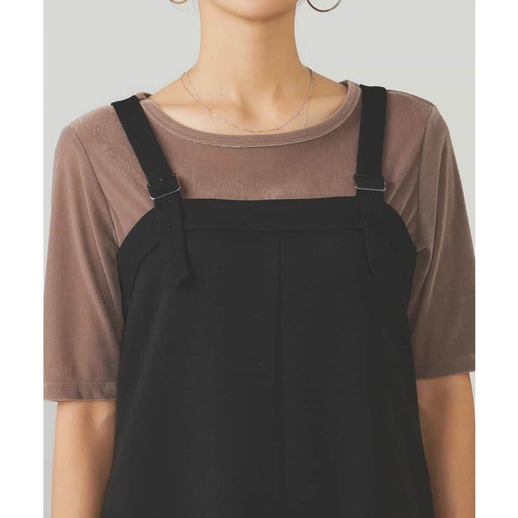 【洗える】Iラインサスペンダー付きジャンスカ | a.v.v【WOMEN】 | 詳細画像26