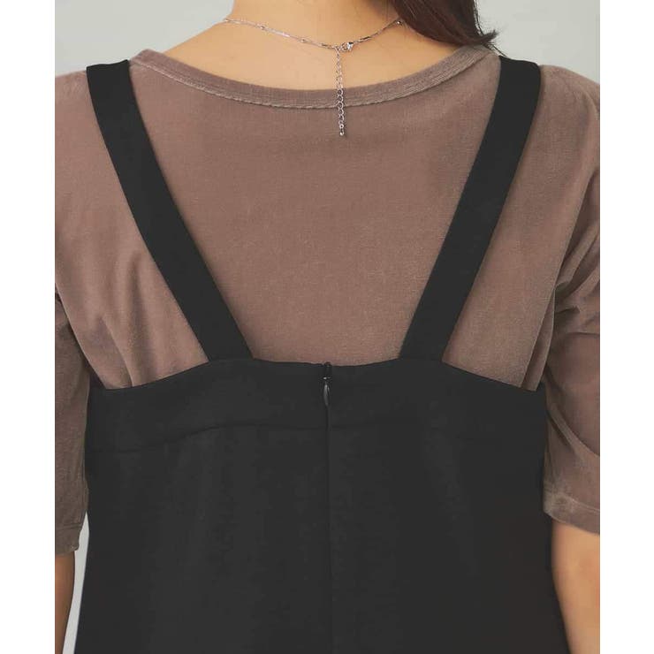 【洗える】Iラインサスペンダー付きジャンスカ | a.v.v【WOMEN】 | 詳細画像27