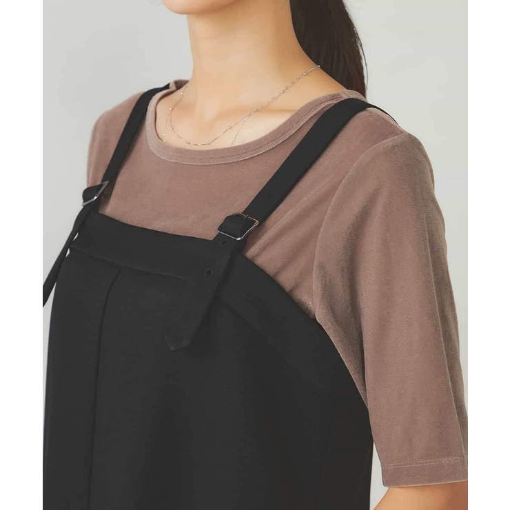 【洗える】Iラインサスペンダー付きジャンスカ | a.v.v【WOMEN】 | 詳細画像28