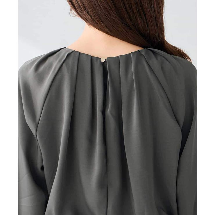 【洗える】セットアップ見えサテンワンピース | a.v.v【WOMEN】 | 詳細画像21 