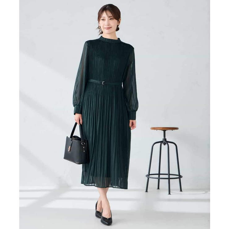 ランダムプリーツワンピース | a.v.v【WOMEN】 | 詳細画像1