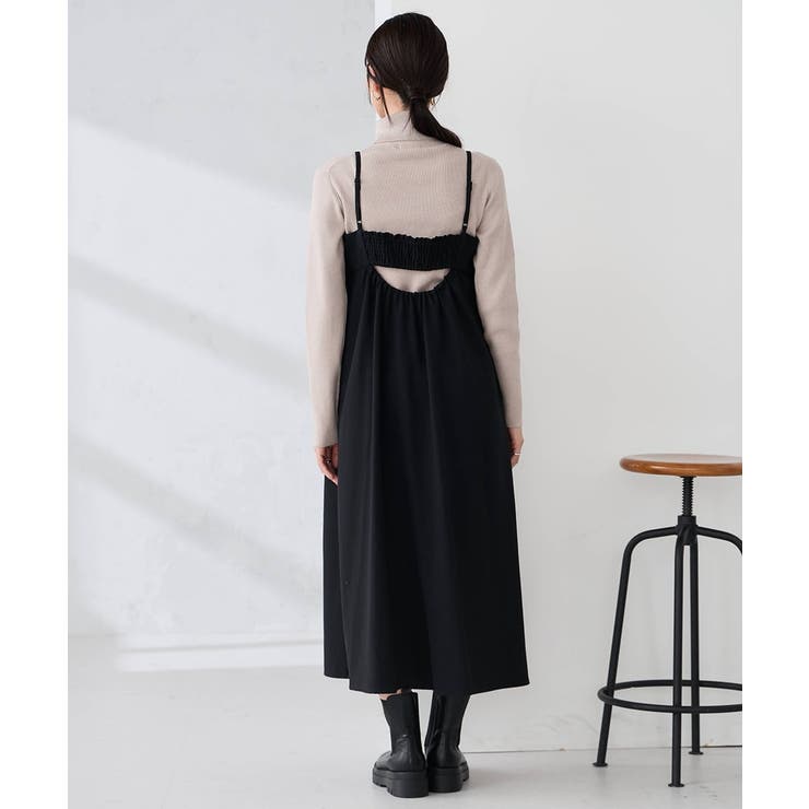 【洗える】バックオープンキャミワンピース | a.v.v【WOMEN】 | 詳細画像18 
