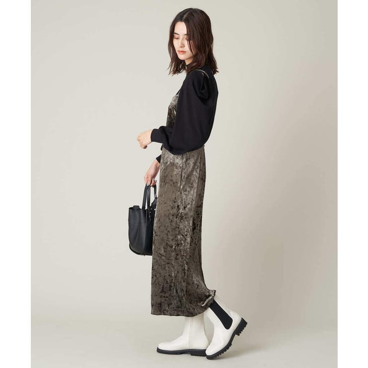 ベロア/ヘアリージャガード キャミワンピース | a.v.v【WOMEN】 | 詳細画像11 