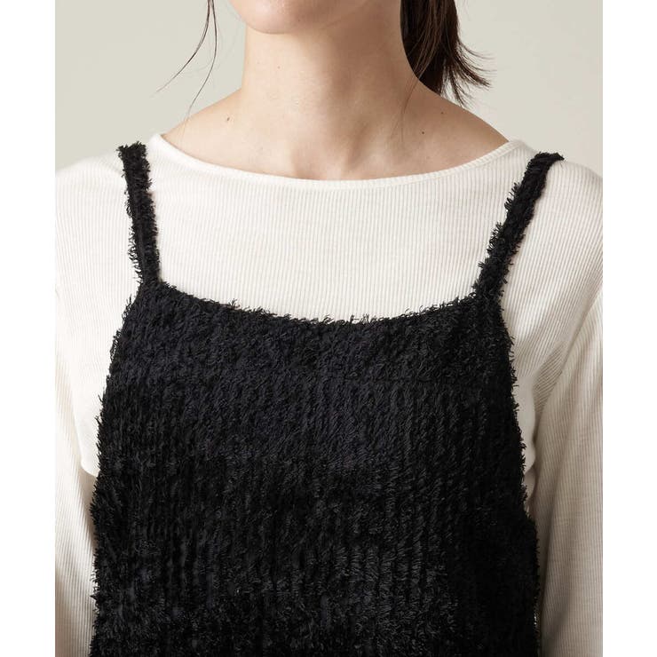 ベロア/ヘアリージャガード キャミワンピース | a.v.v【WOMEN】 | 詳細画像21 