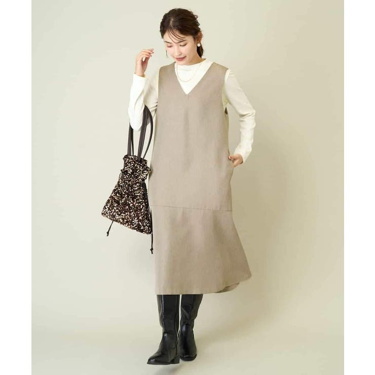 【洗える】マーメイドジャンパースカート | a.v.v【WOMEN】 | 詳細画像11 