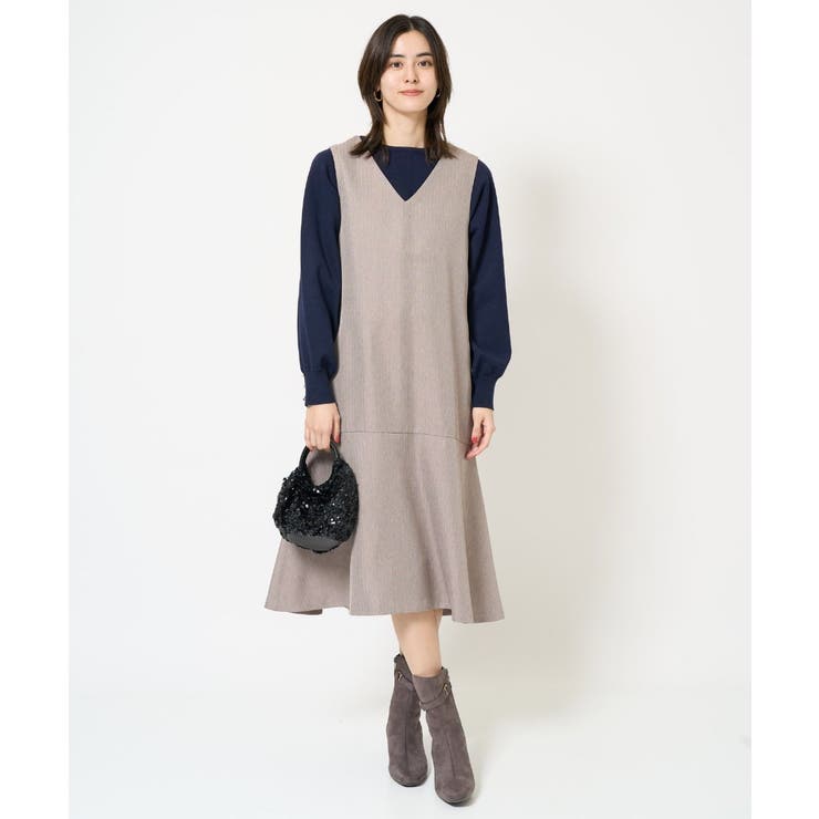 【洗える】マーメイドジャンパースカート | a.v.v【WOMEN】 | 詳細画像2 