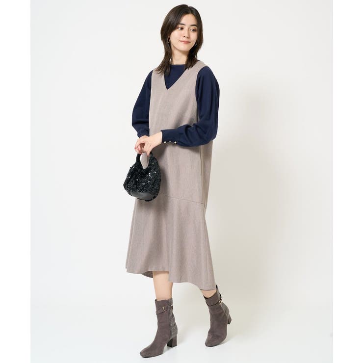 【洗える】マーメイドジャンパースカート | a.v.v【WOMEN】 | 詳細画像3 