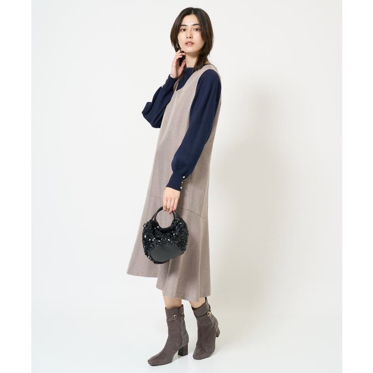 【洗える】マーメイドジャンパースカート | a.v.v【WOMEN】 | 詳細画像5 