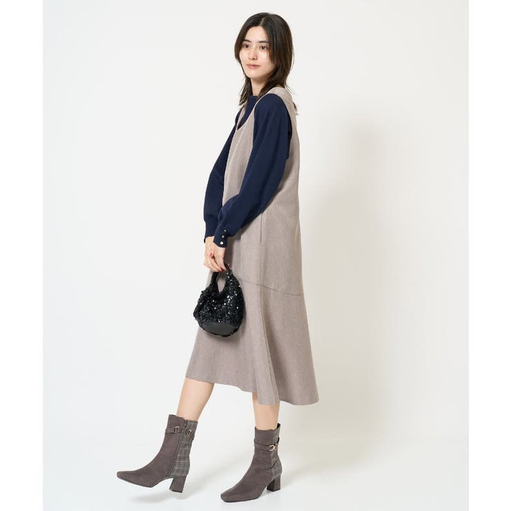 【洗える】マーメイドジャンパースカート | a.v.v【WOMEN】 | 詳細画像6 