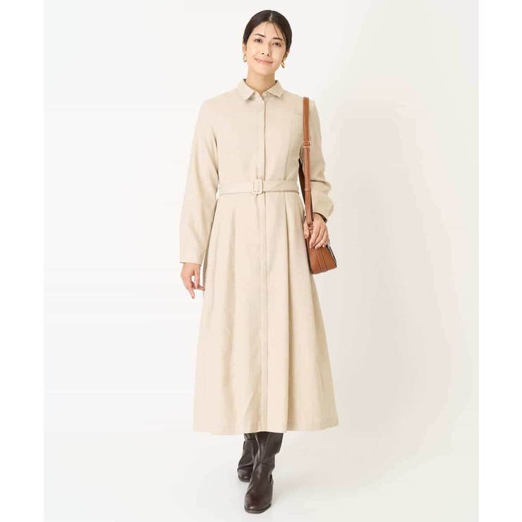 ベルト付フレアシャツワンピース | a.v.v【WOMEN】 | 詳細画像11 