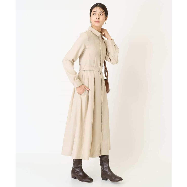 ベルト付フレアシャツワンピース | a.v.v【WOMEN】 | 詳細画像13 