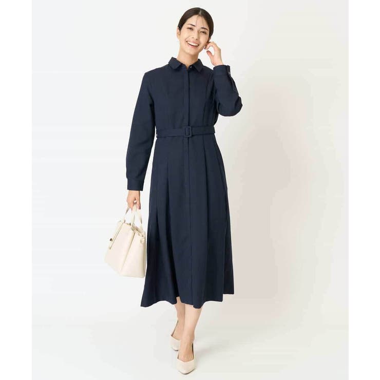 ベルト付フレアシャツワンピース | a.v.v【WOMEN】 | 詳細画像2 