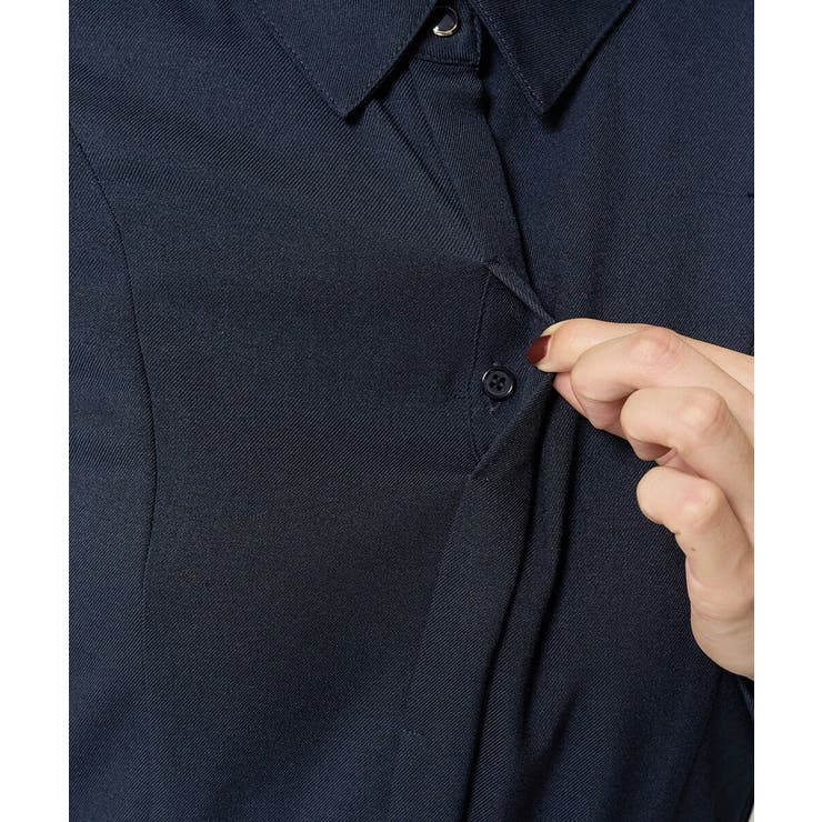 ベルト付フレアシャツワンピース | a.v.v【WOMEN】 | 詳細画像25 