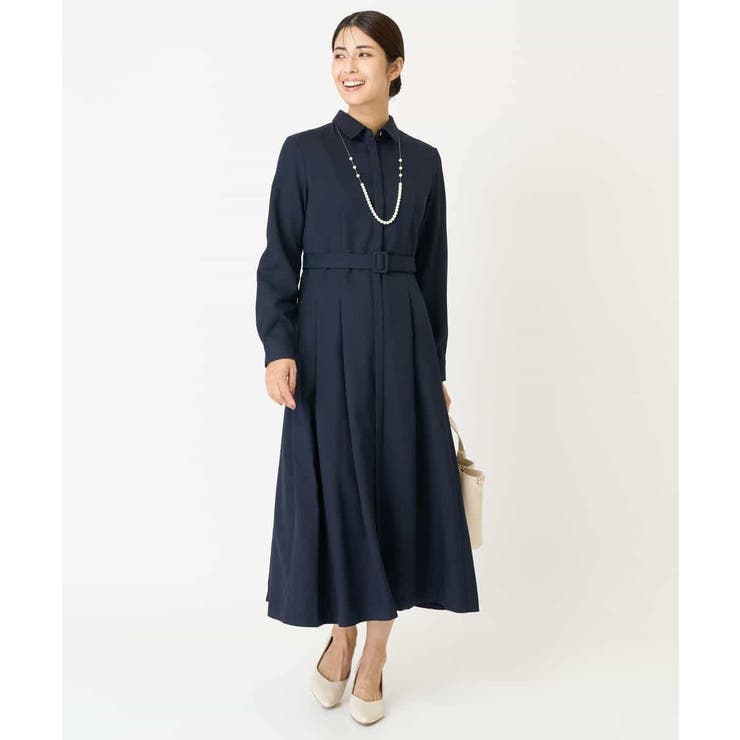 ベルト付フレアシャツワンピース | a.v.v【WOMEN】 | 詳細画像5 