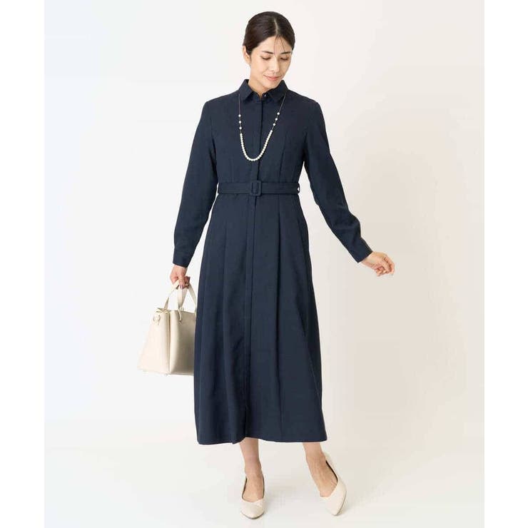 ベルト付フレアシャツワンピース | a.v.v【WOMEN】 | 詳細画像6 