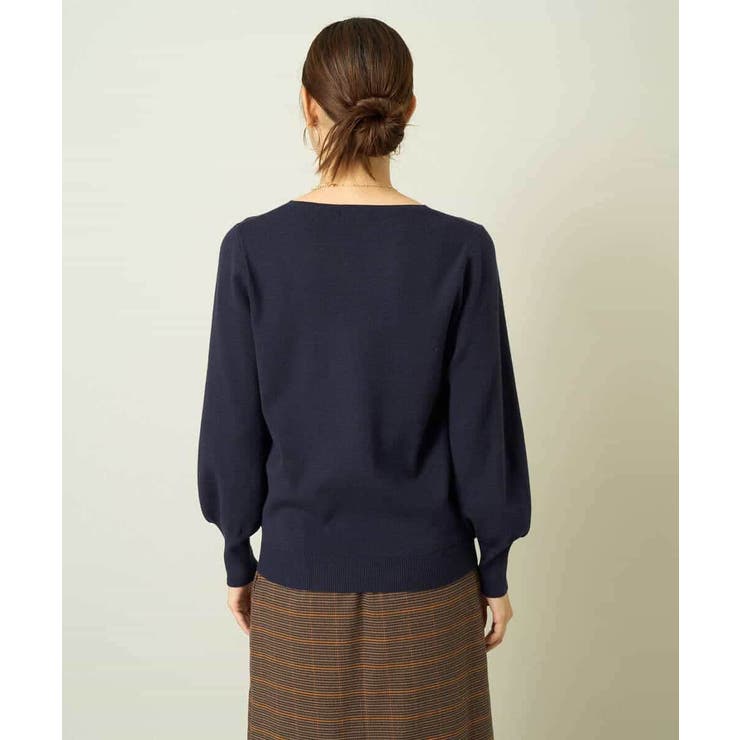 【洗える】Ｖネックパフスリーブニット/アンサンブル対応 | a.v.v【WOMEN】 | 詳細画像67 