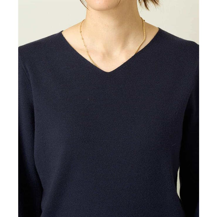 【洗える】Ｖネックパフスリーブニット/アンサンブル対応 | a.v.v【WOMEN】 | 詳細画像68 