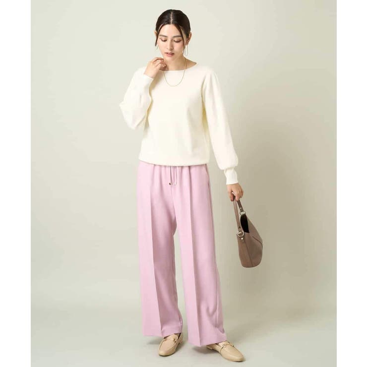 【洗える】ボートネックパフスリーブニット【アンサンブル対応】 | a.v.v【WOMEN】 | 詳細画像13 