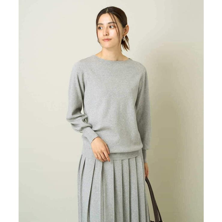 【洗える】ボートネックパフスリーブニット【アンサンブル対応】 | a.v.v【WOMEN】 | 詳細画像16 