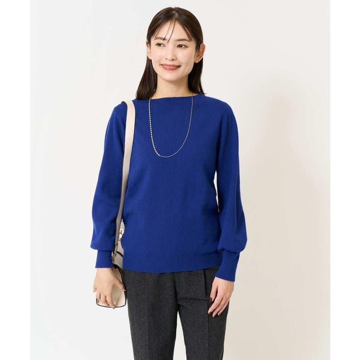 【洗える】ボートネックパフスリーブニット【アンサンブル対応】 | a.v.v【WOMEN】 | 詳細画像24 