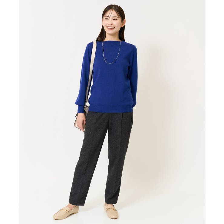 【洗える】ボートネックパフスリーブニット【アンサンブル対応】 | a.v.v【WOMEN】 | 詳細画像26 