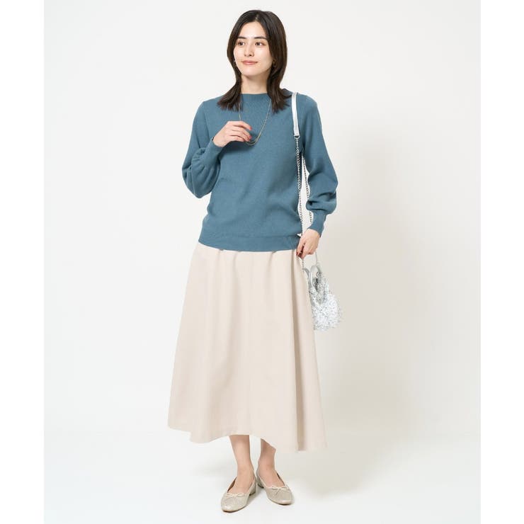 【洗える】ボートネックパフスリーブニット【アンサンブル対応】 | a.v.v【WOMEN】 | 詳細画像3 