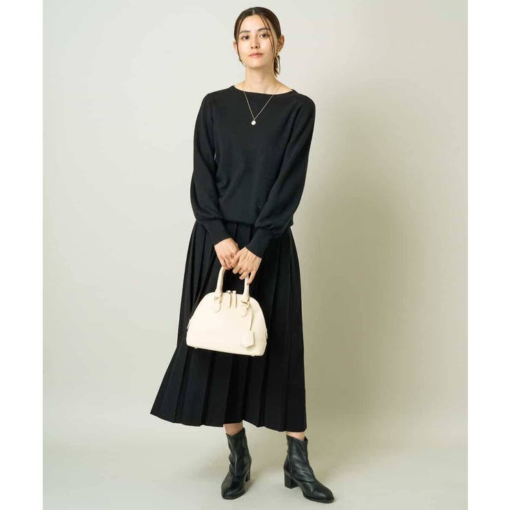 【洗える】ボートネックパフスリーブニット【アンサンブル対応】 | a.v.v【WOMEN】 | 詳細画像30 