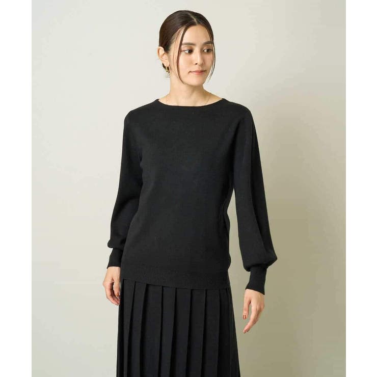 【洗える】ボートネックパフスリーブニット【アンサンブル対応】 | a.v.v【WOMEN】 | 詳細画像33 