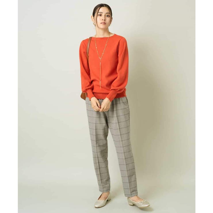 【洗える】ボートネックパフスリーブニット【アンサンブル対応】 | a.v.v【WOMEN】 | 詳細画像57 