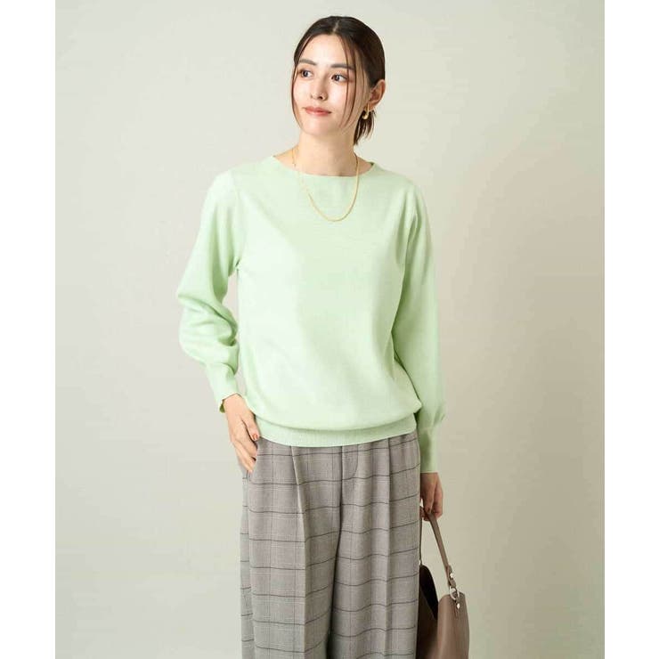 【洗える】ボートネックパフスリーブニット【アンサンブル対応】 | a.v.v【WOMEN】 | 詳細画像59 