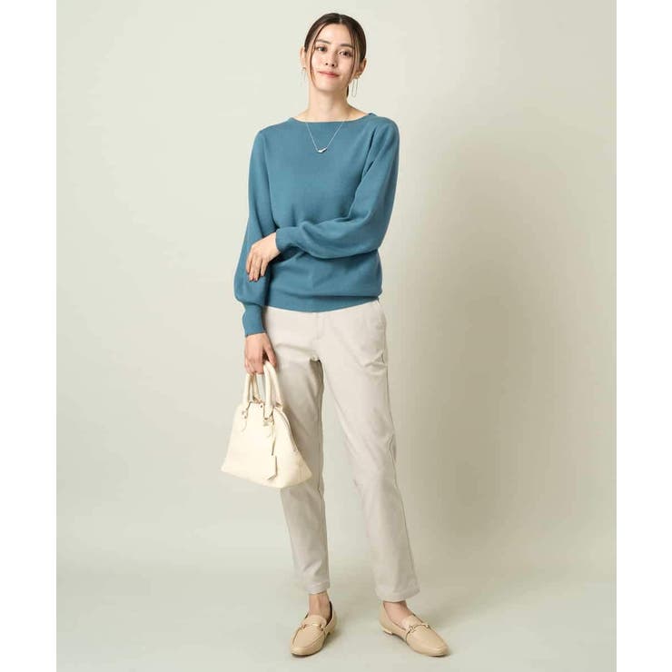 【洗える】ボートネックパフスリーブニット【アンサンブル対応】 | a.v.v【WOMEN】 | 詳細画像6 