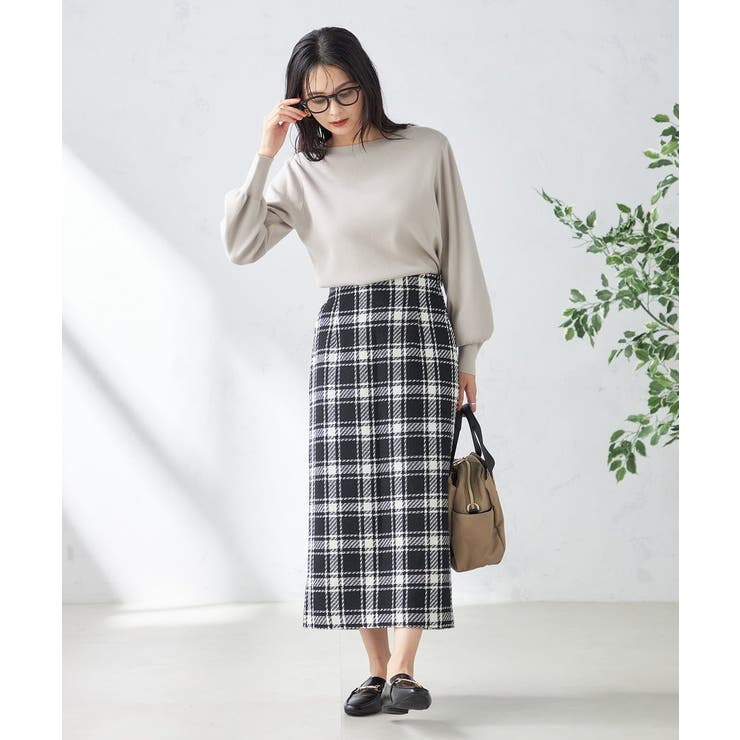 【洗える】ボートネックパフスリーブニット【アンサンブル対応】 | a.v.v【WOMEN】 | 詳細画像66 