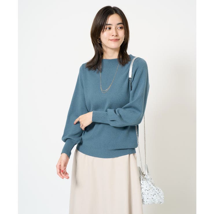 【洗える】ボートネックパフスリーブニット【アンサンブル対応】 | a.v.v【WOMEN】 | 詳細画像70 