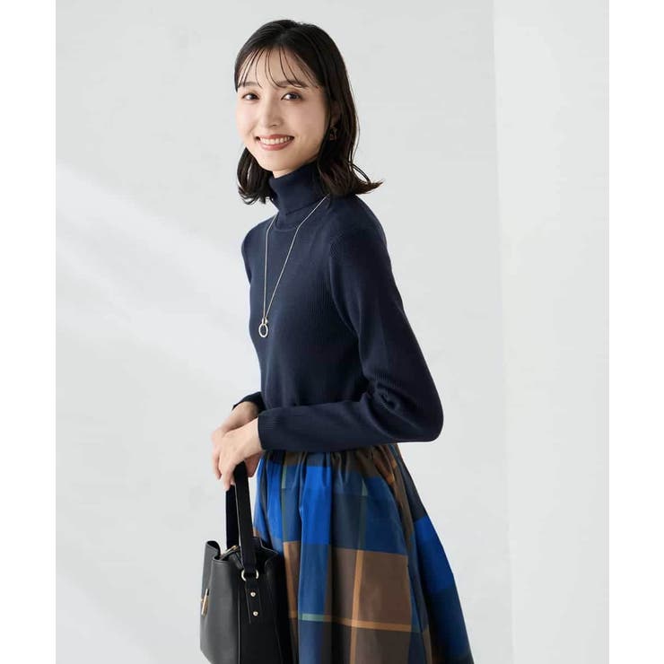 リブタートルニット | a.v.v【WOMEN】 | 詳細画像9 