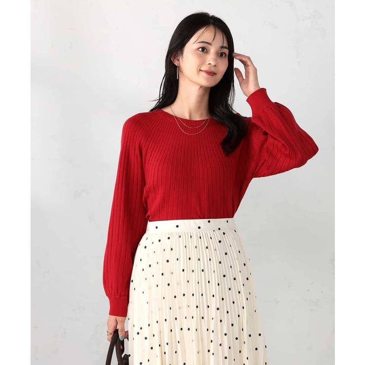 【洗える】求心風クルーネックニット【新色追加】 | a.v.v【WOMEN】 | 詳細画像12 