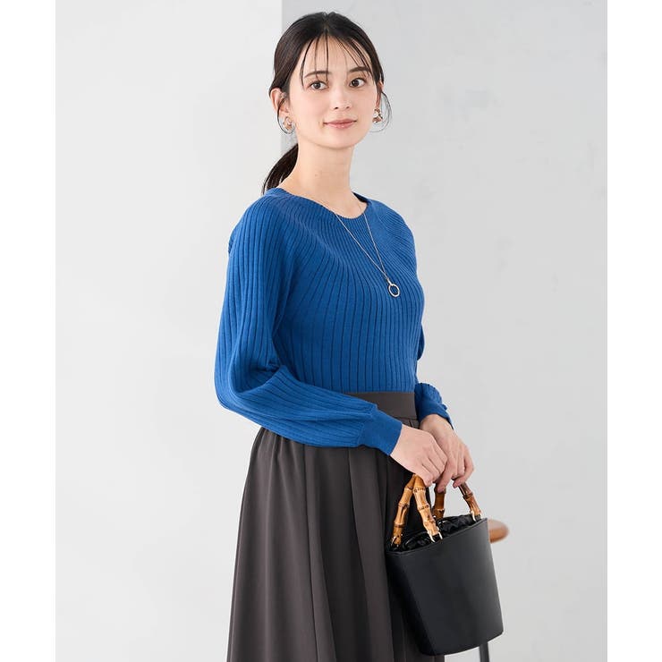【洗える】求心風クルーネックニット【新色追加】 | a.v.v【WOMEN】 | 詳細画像19 