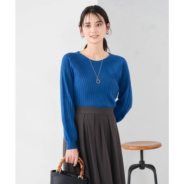 【洗える】求心風クルーネックニット【新色追加】 | a.v.v【WOMEN】 | 詳細画像20 