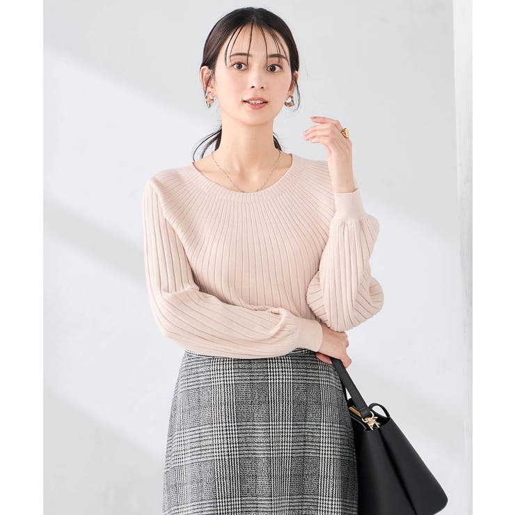 【洗える】求心風クルーネックニット【新色追加】 | a.v.v【WOMEN】 | 詳細画像23 