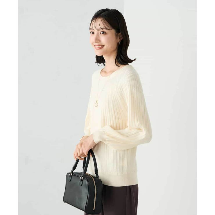 【洗える】求心風クルーネックニット【新色追加】 | a.v.v【WOMEN】 | 詳細画像27 