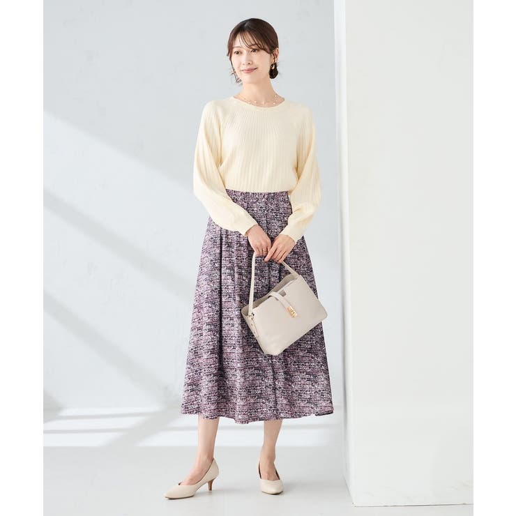 【洗える】求心風クルーネックニット【新色追加】 | a.v.v【WOMEN】 | 詳細画像34 